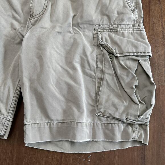 Polo Ralph Lauren Shorts Mens 38 Khaki Green Cargo Polo 67 Chino 100% Cotton - Picture 8 of 16